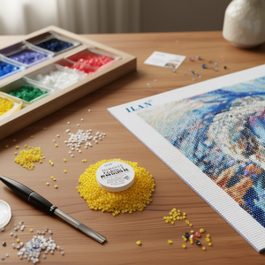 ILAN Diamante 5D 2.7mm Giallo 2200pz per Pittura Diamante - Product Image 1