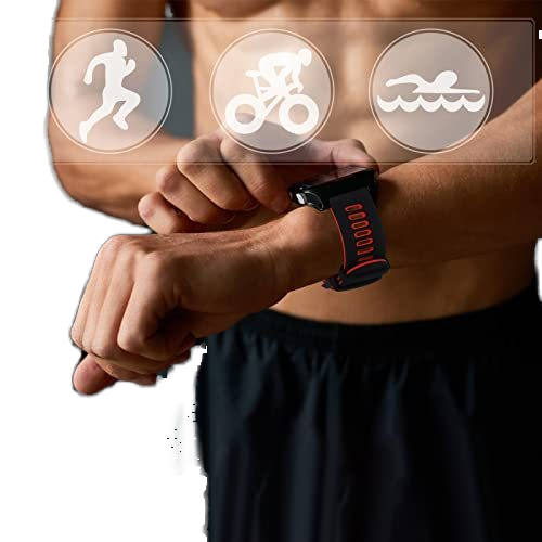 Replacement Rubber Watch Strap 20mm 21mm 22mm Wristband Waterproof Silicone Watch Band Bracelet for Samsung Galaxy Watch Fitbit