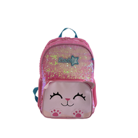 KUOBU 2025 Nouveautés Sac à Dos Scolaire Mignon et Tendance pour Enfants avec Fermeture Éclair, Poche pour Ordinateur Portable en Polyester de Haute Qualité pour Filles