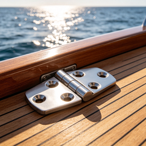 Charnière latérale courte en acier inoxydable 316 pour bateau et yacht, charnière moulée avec 6 trous, charnières robustes pour bateaux et yachts marins - Product Image 5
