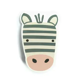 Stationery supplier wholesale cheap cartoon shaped notepad memo pad-zebra pattern for promotion activity