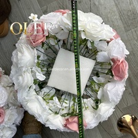 Décorations de mariage modernes en soie artificielle de haute qualité, fleurs artificielles réalistes, boules de fleurs, centres de table sur pied, vente en gros Dream Wholesale OLER