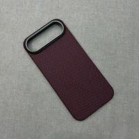 Coque de protection de luxe en fibre de carbone forgée pour iPhone 17 Pro Max et iPhone 17 Air