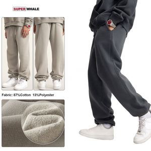 กางเกงวอร์มผู้ชายเอวกลางทรงฮิปฮอป พิมพ์ลายปักตามสั่ง ผ้าโพลีเอสเตอร์/คอตตอนผสม - Product Image 3