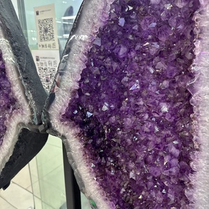 All'ingrosso pietra naturale ametista <span class=keywords><strong>Geode</strong></span> <span class=keywords><strong>Druzy</strong></span> farfalla cristallo di guarigione Craft grappolo di quarzo per la decorazione - Product Image 2