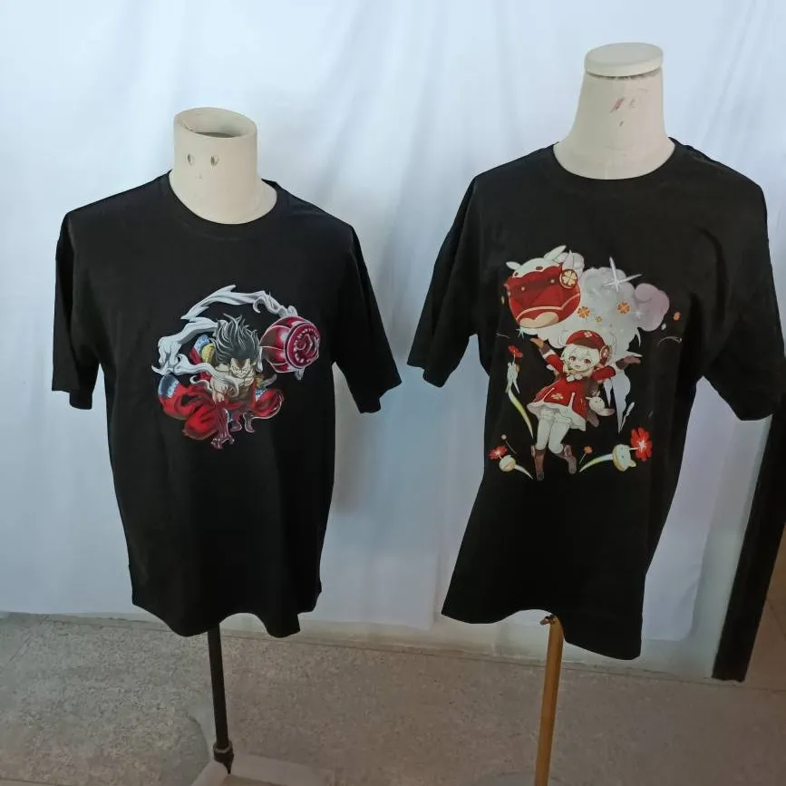 Genshin Impact T Shirt Women Men Game Graphic Tees Unisex Custom Summer Tops Anime Tee Hu Tao T-shirt Funny Keqing Female