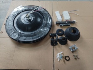 <span class=keywords><strong>Ventilador</strong></span> de <span class=keywords><strong>Techo</strong></span> Moderno de 42 Pulgadas con Aspas Retráctiles y Luces, Motor <span class=keywords><strong>Silencioso</strong></span> de Cobre, para Sala de Estar y Dormitorio, 72W - Product Image 6