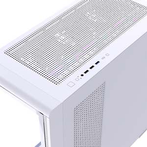Gabinete de PC Full Tower Lovingcool Suporta Placas-Mãe E-ATX ATX MATX ITX com Painéis de Vidro Temperado Duplo e Resfriamento Líquido AIO de 360mm - Product Image 3