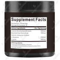 Créatine monohydrate en poudre de marque privée - Keto & Vegan Friendly, soutient les performances athlétiques et la récupération après l'entraînement