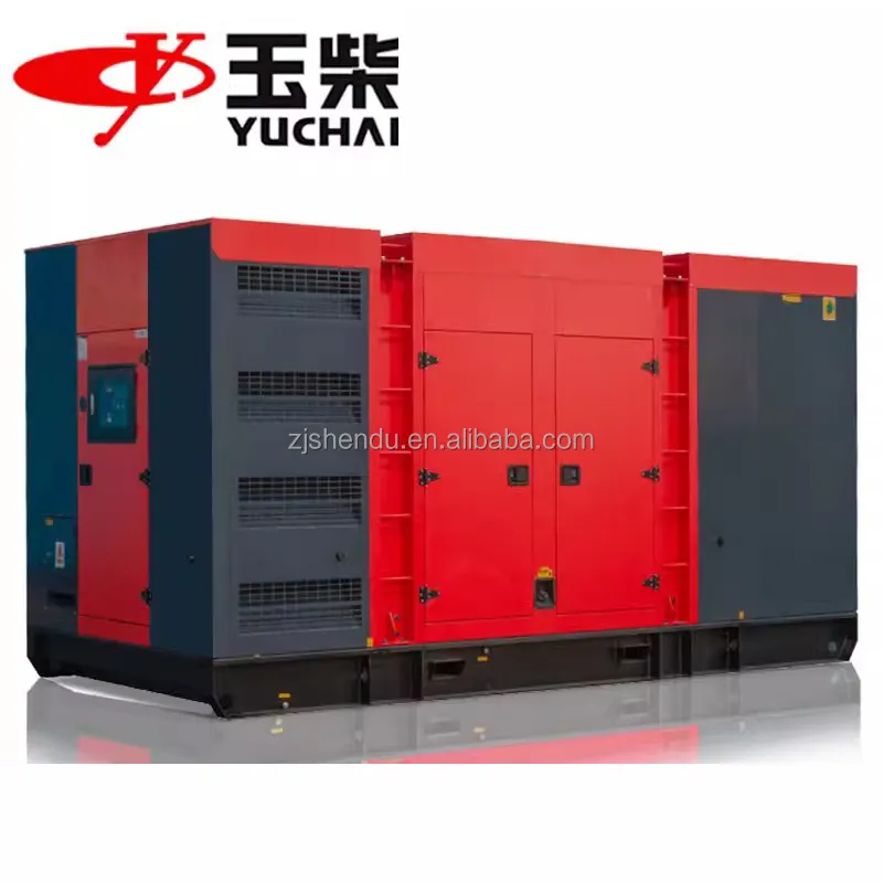 Yuchai Bán hàng nóng im lặng Máy phát điện diesel giá 20kva 30kw-50kw-100kw ba giai đoạn 50Hz nhiều hơn Máy phát điện đặt 110v220v380v