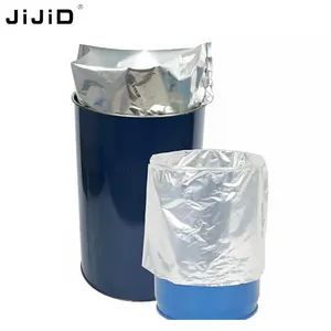 JIJID алюминиевые барьерные фольгированные вкладыши и мешки с круглым дном барабанные вкладыши, барабанные вкладыши, изготовленные из алюминиевой барьерной фольги
