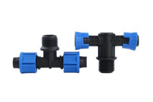 Anillo de bloqueo de plástico, rosca macho en T, <span class=keywords><strong>precio</strong></span> de fábrica para conector de conexión de manguera Layflat - Product Image 5