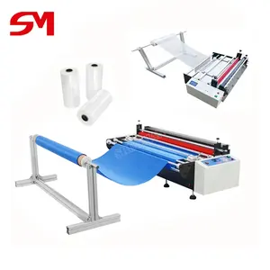 SHUOMAN New Type Smooth And Nice-Looking Curtain Digital Fabric Pvc Shrink Film Cutting Machine