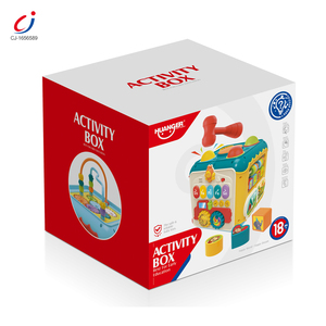 Chengji Multifunctional Activity Cube Toy Sensory Cognitive Enlightenment Light Music Educational Learning Toy Kid <strong>Busy</strong> <strong>Box</strong> - Product Image 5