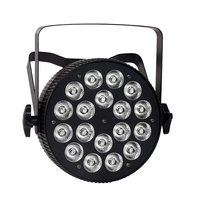 Projecteur LED PAR à faisceau haute puissance 18x10W RGBW, contrôle DMX512, indice de protection IP33, CRI90, lumière du jour 6000K, dimmable, 18000LM, pour événements, mariages, scènes