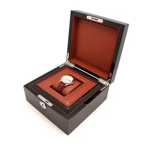 One Top Anpassung PU Leder Luxus Custom Logo Uhr Geschenk box Schmuck verpackung Schmucke tui