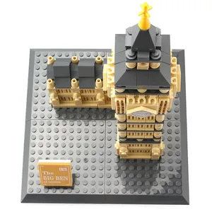Arquitectura 4211 Big Ben clásico Skyline montaje plástico ladrillos modelo niños bloques de construcción conjunto niños regalo juguetes ciudad - Product Image 2