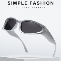Lunettes de soleil enveloppantes tendance Y2K, logo personnalisé, lunettes de luxe, lunettes de sport, lunettes de soleil pour hommes et femmes, vente chaude