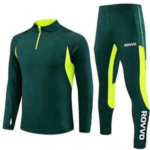 Chándal de Fútbol con Media Cremallera del Club Francés, Jersey de Fútbol de Invierno, Traje de Entrenamiento de Fútbol de París, Uniforme de Fútbol para Hombre - Product Image 1