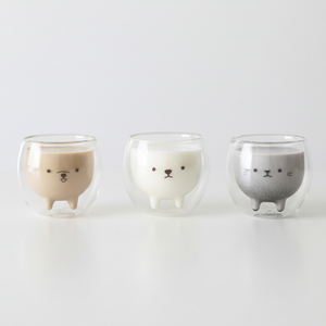 Tazas de Vidrio para Café y Té de Doble Pared con Diseño Único Resistente a la Condensación, Sin Asas - Product Image 1