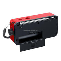 Fabrikdirekt: 5W FM-Radio mit Notfall-Taschenlampe, wiederaufladbarem Akku und TF-Karten-/USB-Stick-Funktion für Senioren