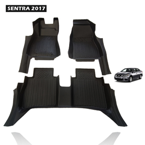 Alfombrilla de Coche 5D TPE con Protección de Material Perfecta para Todo Clima para Nissan Sentra <span class=keywords><strong>2017</strong></span>, Resistente, Antideslizante, Impermeable y Personalizada - Product Image 1