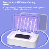 Protector de pantalla de película de hidrogel Nano, máquina de instalación de curado al vacío UV, máquina de fabricación de vidrio templado móvil UV para plotter de teléfono