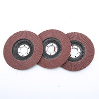 Disque à lamelles en oxyde d'aluminium de 125 mm (5 pouces) avec support en fibre de verre pour outils abrasifs de finition et de brossage
