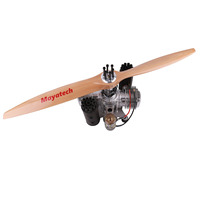 Hélice en bois CW/CCW avec trou percé pour moteur d'avion RC DLE170 / moteur de paramoteur DLE170M