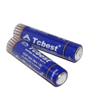 TCBEST thương hiệu 1.5 V AAA R03 thêm heavy duty carbon zinc pin