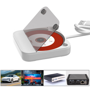Retro Portable <b>CD</b> <b>Player</b> Bluetooth Speaker FM Radio USB Rechargeable Boombox - Product Image 3