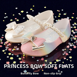 Zapatos Mary Jane para Niñas 2025, con Lazo de Mariposa y Perlas, Suela Suave, para Fiestas, Actuaciones y Cumpleaños, Aptos para las Cuatro Estaciones - Product Image 2