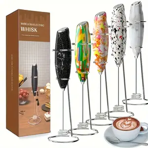 Keuken Krachtige Melkopschuimer Handheld Schuimmaker Voor Lattes-Garde Drankmixer Voor Koffie, Mini-Schuimer Voor Cappuccino