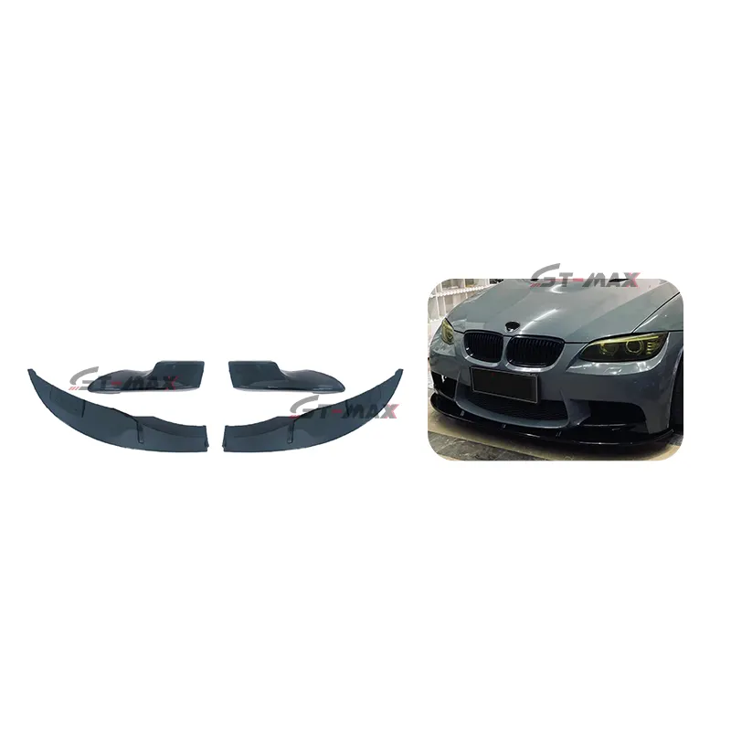 Automotive Parts Carbon Fiber E90 M3 Bumpers Bodykit Style Gloss Black Front Lip For BMW E90 E92 E93 M3 2009-2012