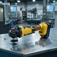 Meuleuse d'angle sans fil professionnelle sans balais 21V alimentée par batterie au lithium 100mm pour le métal