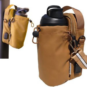 Factory Custom <b>Bottle</b> <b>Holder</b> Magnetic <b>Water</b> <b>Bottle</b> Bag with Towel Loop Large Magnetic Gym Bag for Gym Fitness Workout Outdoor - Product Image 1