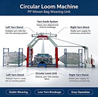 Machine à tisser circulaire industrielle en PP pour la production de tissus tubulaires pour sacs tissés FIBC et sacs Jumbo
