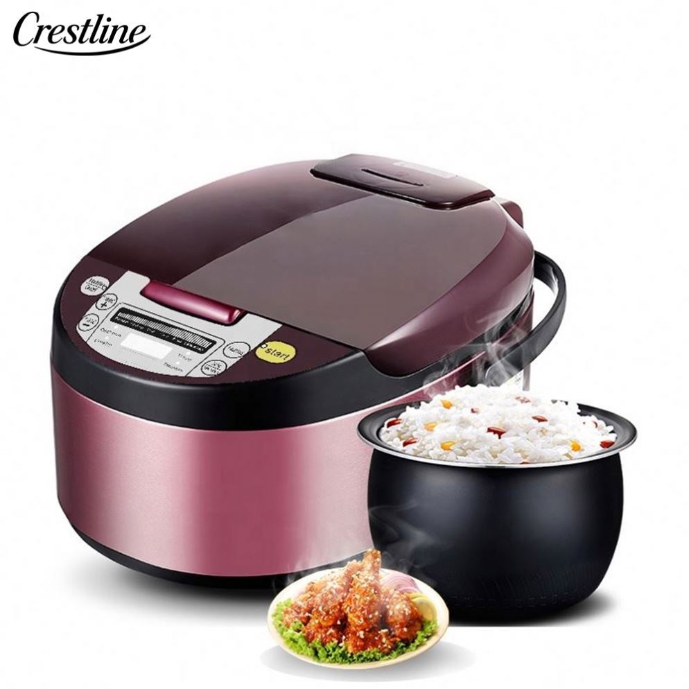 Luxury Kitchen Appliances Current Small Purple Electric Rice Cooker Automatic 9 in 1 Cooker