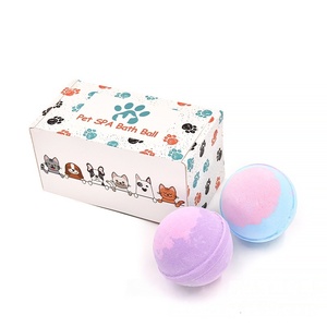 Bombes de bain aux huiles essentielles écologiques USMILEPET pour chiens et chats - Shampoing professionnel pour le toilettage des animaux - Product Image 1