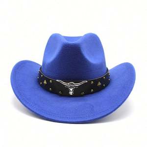 Top Quality Fashion Famous Ethniic Style Formal <b>Hat</b> Western Cowboy <b>Hat</b> <b>Easter</b> Halloween <b>Hat</b> Vintage Caps - Product Image 2