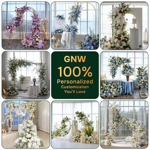 Arco de Flores Sintéticas para Bodas al por Mayor de Fábrica, Arco de Flores Artificiales Decorativo para Bodas y Cumpleaños - Product Image 3
