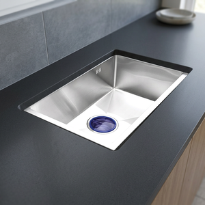 Luxe SUS 304 grand bol en acier inoxydable évier de cuisine fait main à montage unique de l'usine du Vietnam à très bon prix - Product Image 1