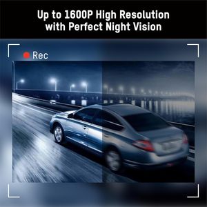 <span class=keywords><strong>Telecamera</strong></span> <span class=keywords><strong>per</strong></span> <span class=keywords><strong>Auto</strong></span> con GPS, Risoluzione Full HD 2K 1600p, Wi-Fi |   Localizzatore GPS con Visione Notturna, ADAS e Altoparlante Integrato, Angolo di Visione 130 Gradi - Product Image 4
