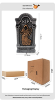 Décoration d'Halloween Gothique pour Fête à Thème Maison Hantée : Tombe, Cimetière et Grim Reaper