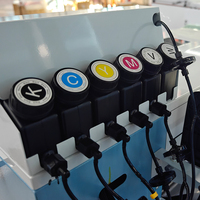 Impresora UV DTF de un solo cabezal Baiyin A3, impresora pequeña para pegatinas de metal con 1 cabezal DX7, utiliza película UV DTF A+B rollo a rollo.