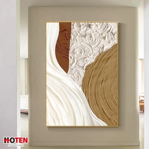 <span class=keywords><strong>Peinture</strong></span> à l'huile abstraite moderne faite à la main <span class=keywords><strong>sur</strong></span> <span class=keywords><strong>toile</strong></span> Art mural floral de décoration de la maison - Product Image 5