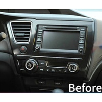TK-YB Pour Honda CIVIC VERSION AMÉRICAINE LHD 2013-2015 pièces d'auto Voiture DVD Panneau Accessoires Lecteur Intégré Stéréo Radio Cadre