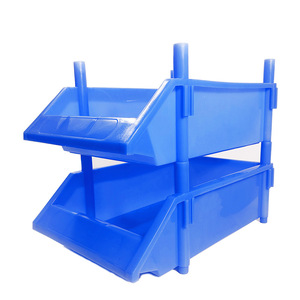 Integrated Plastic Slanted Mouth <b>Crates</b> 20-35L Rectangle Standing Type Turnover Box Food Container Easy To Clean - Product Image 3