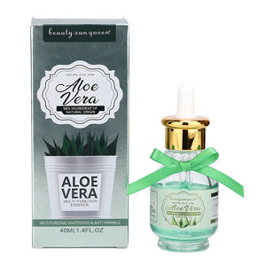 Çok fonksiyonlu Aloe Vera yüz Serum doğal bitki ekstraksiyon C vitamini E kollajen kaldır çil Anti kırışıklık yüz serumu - Product Image 3