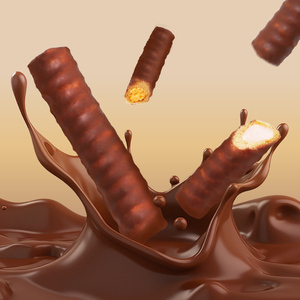 Thuyền Trưởng <span class=keywords><strong>Coco</strong></span> ngọt giòn bánh sandwich CuộN & trứng cuộn đầy đồ ăn nhẹ cá nhân đóng gói bánh quy sô cô la - Product Image 5